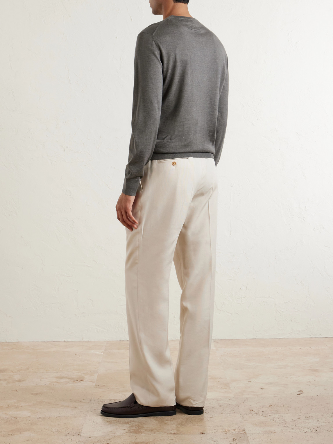 Cashmere And Silk-Blend Sweater