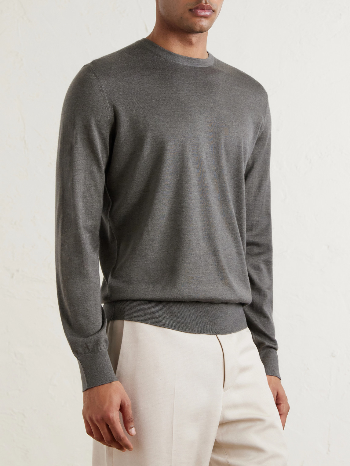 Cashmere And Silk-Blend Sweater