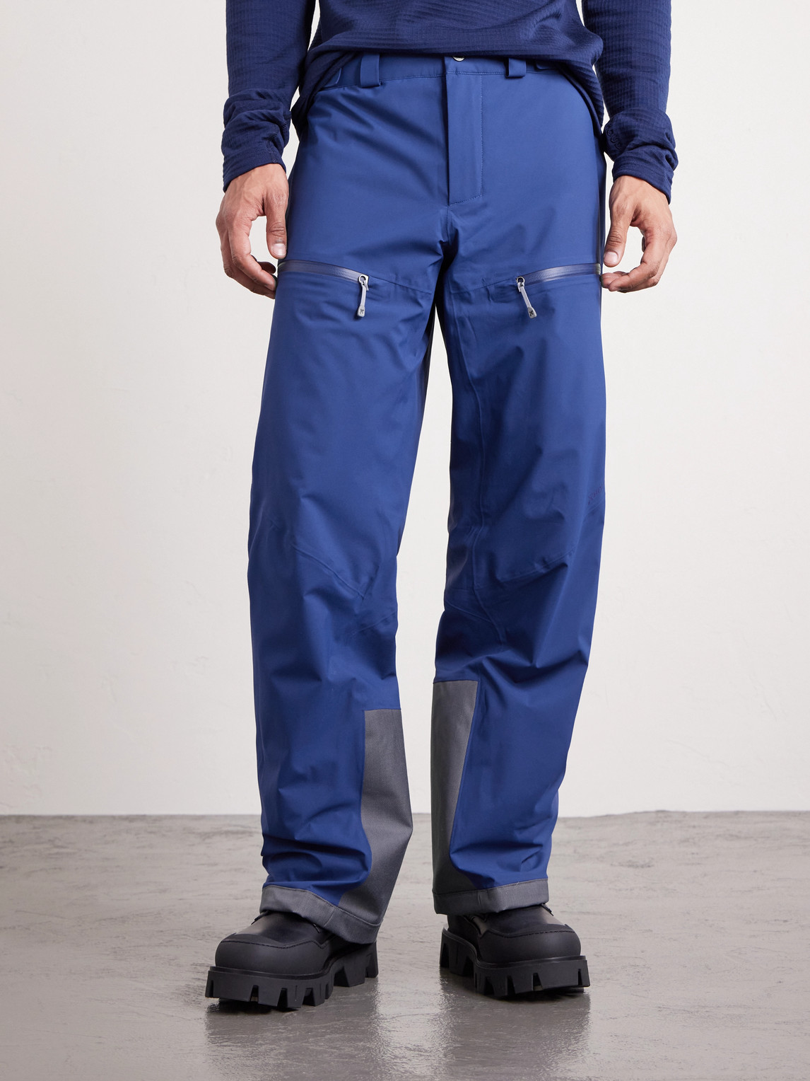  Houdini - Ride Bootcut Paneled Padded Ski Pants - Men - Blue - S 