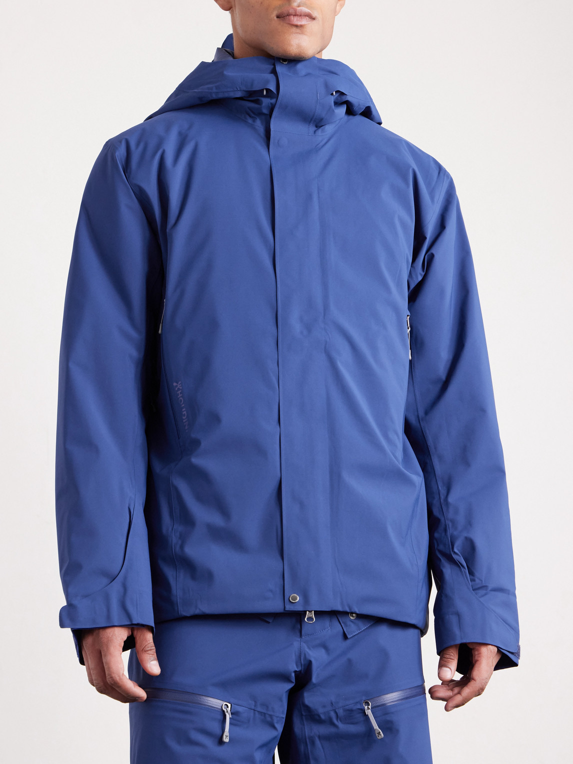  Houdini - Padded Recycled Hooded Ski Jacket - Men - Blue - S 