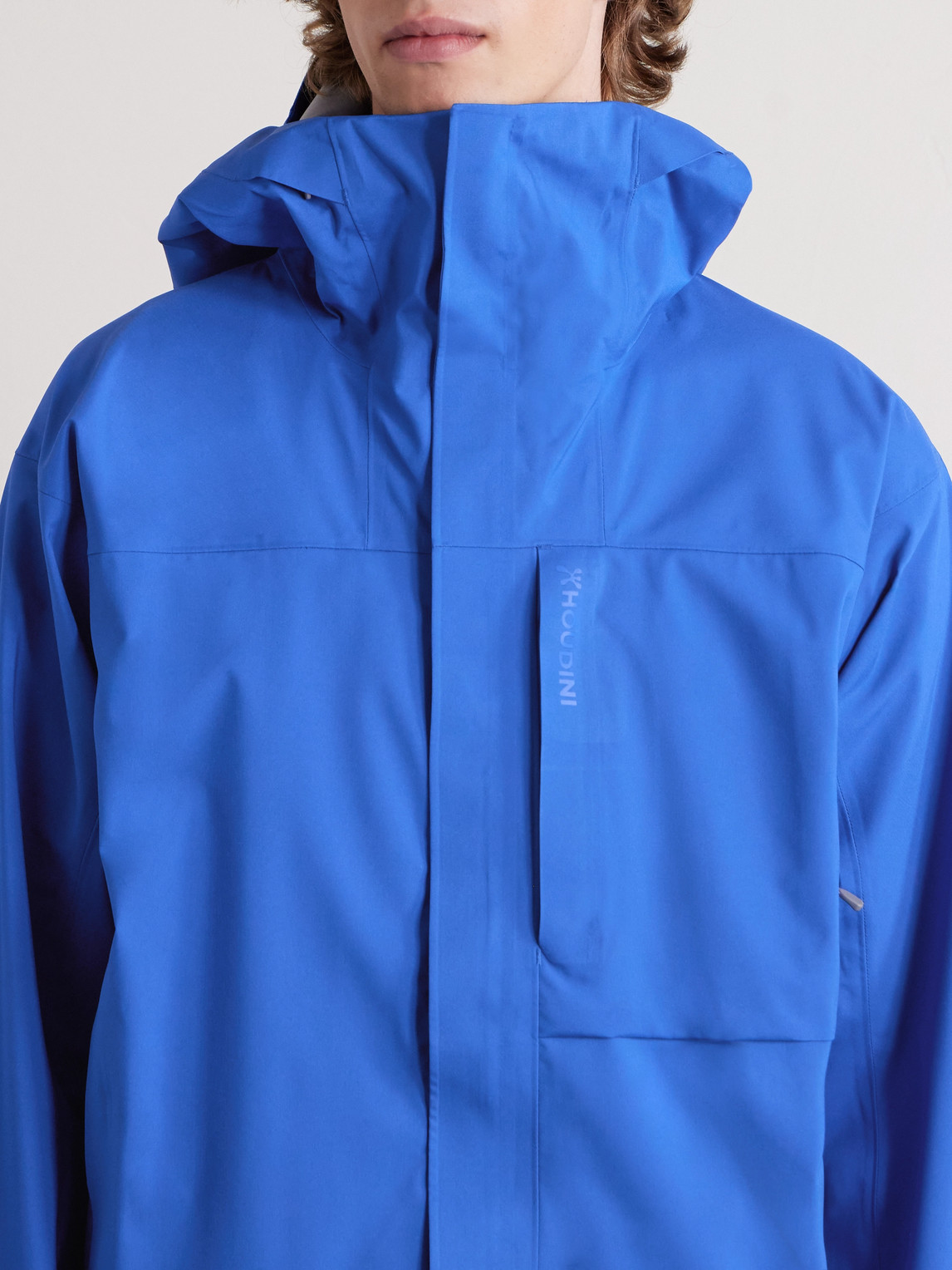  Houdini - Rollercoaster Hooded Recycled Ski Jacket - Men - Blue - S 