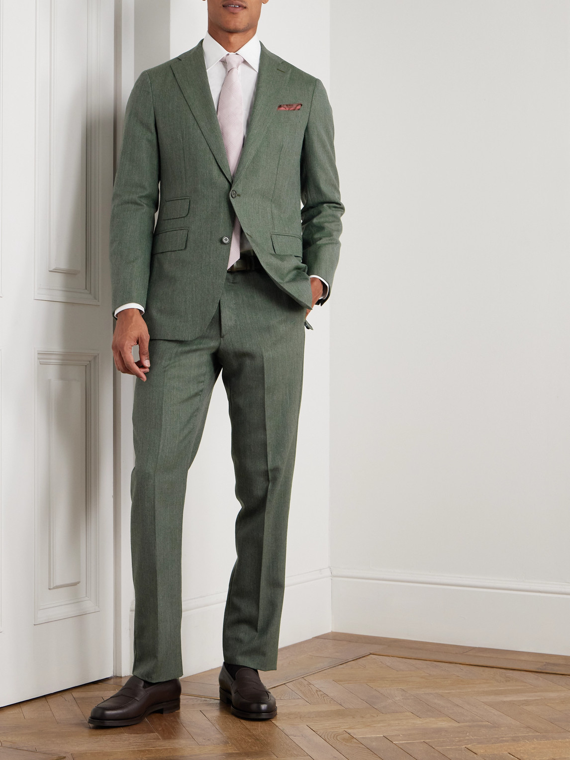 Sid Mashburn Kincaid No. 3 Wool Suit Jacket In Green