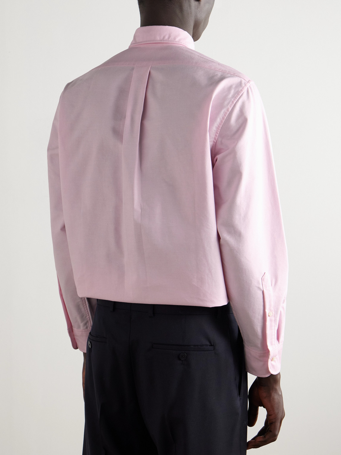 Sid Mashburn Button-down Collar Cotton Oxford Shirt In Pink