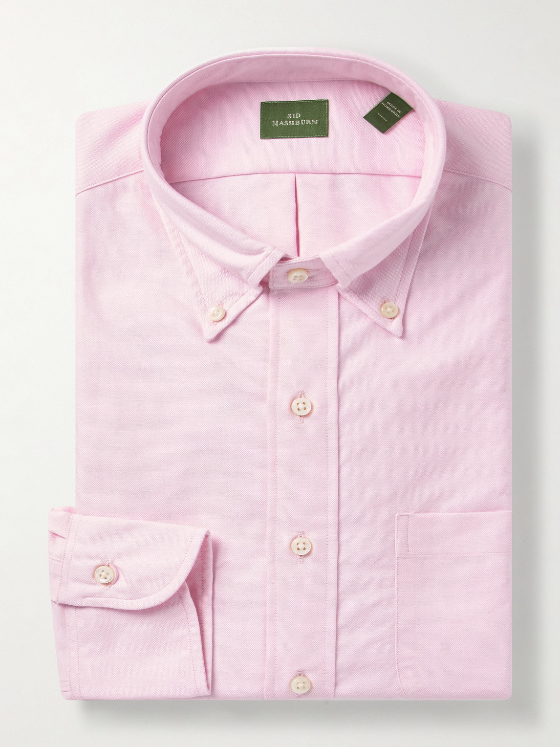 Sid Mashburn Button-Down Collar Cotton Oxford Shirt - Men