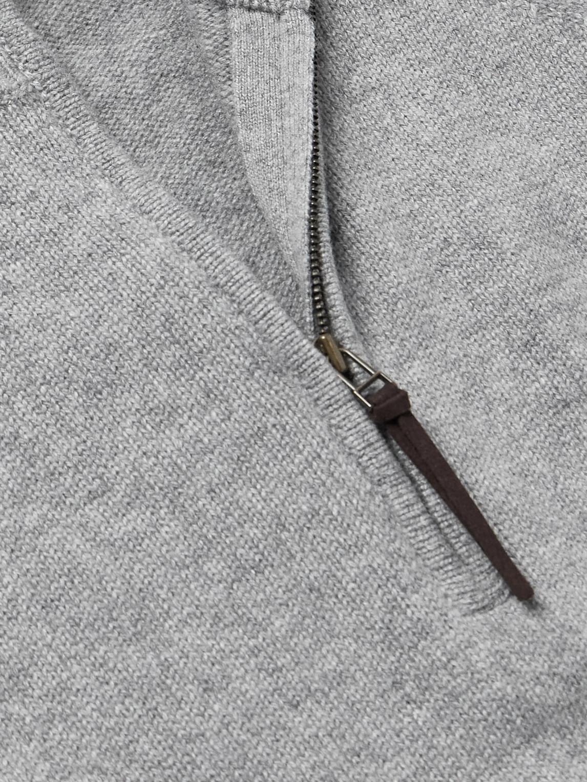 Sid Mashburn Cashmere Half-zip Sweater In Blue