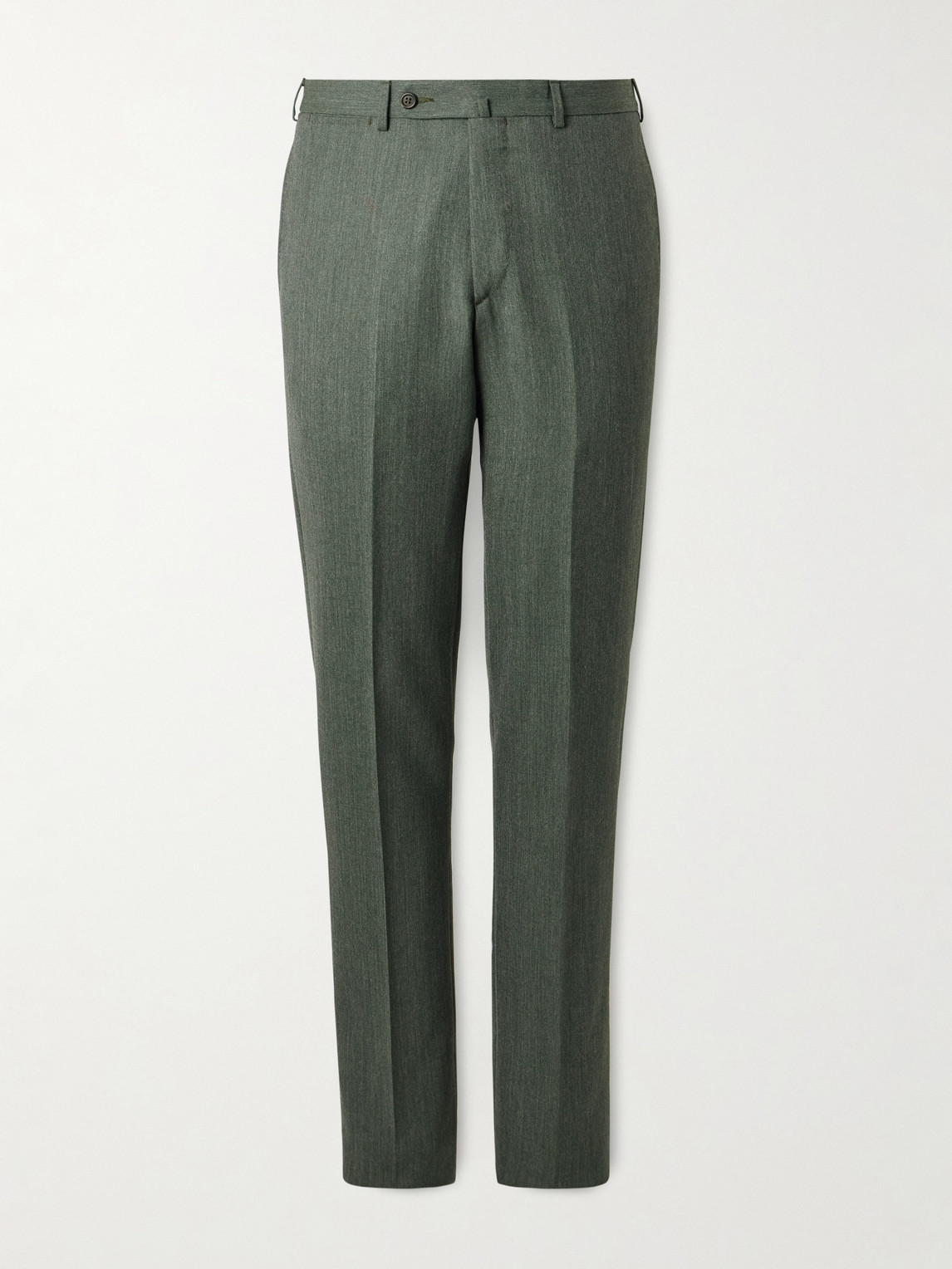 Sid Mashburn Kincaid No. 3 Straight-leg Wool Suit Trousers In Green