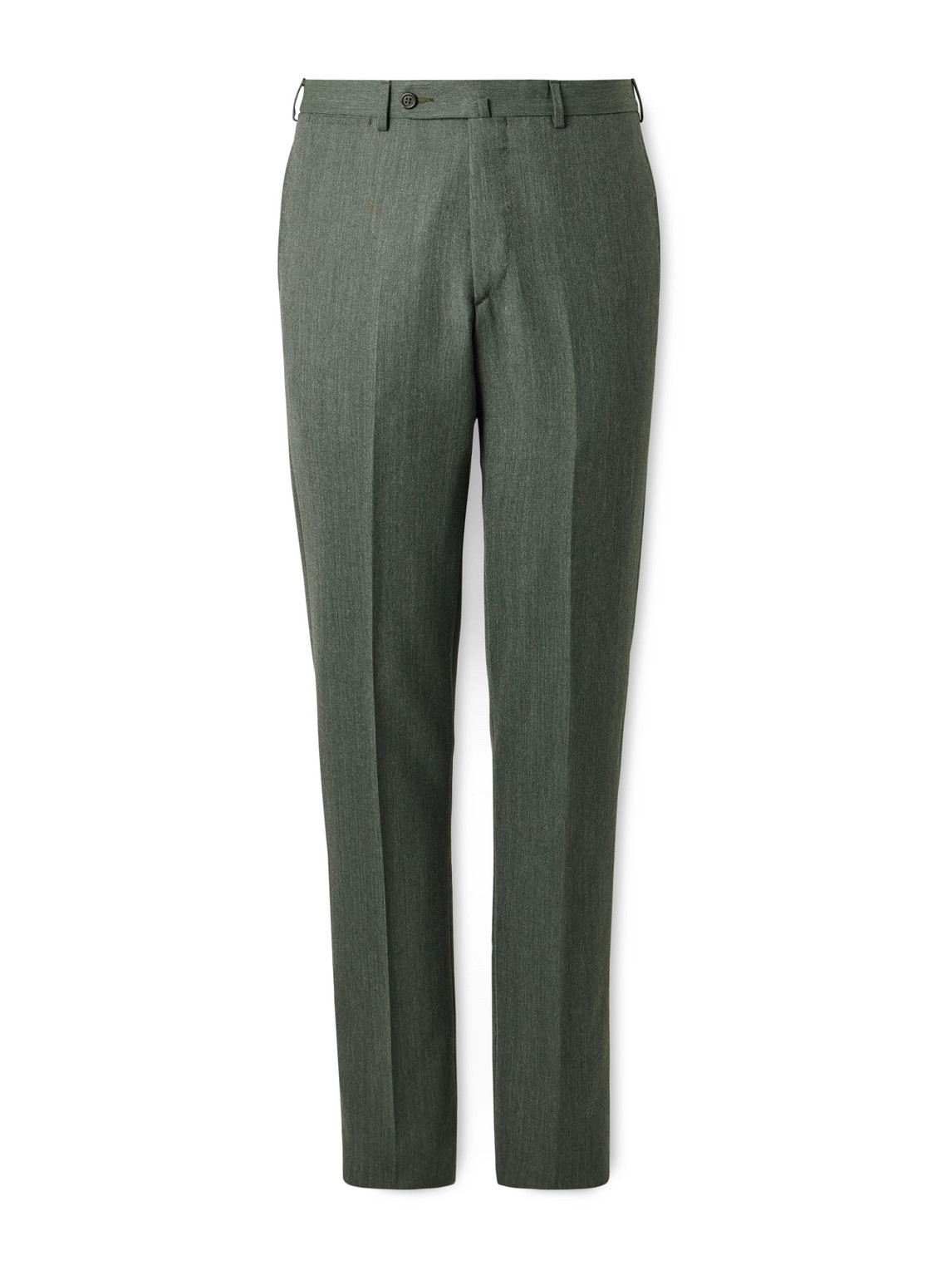 Sid Mashburn Kincaid No. 3 Straight-leg Wool Suit Trousers In Green
