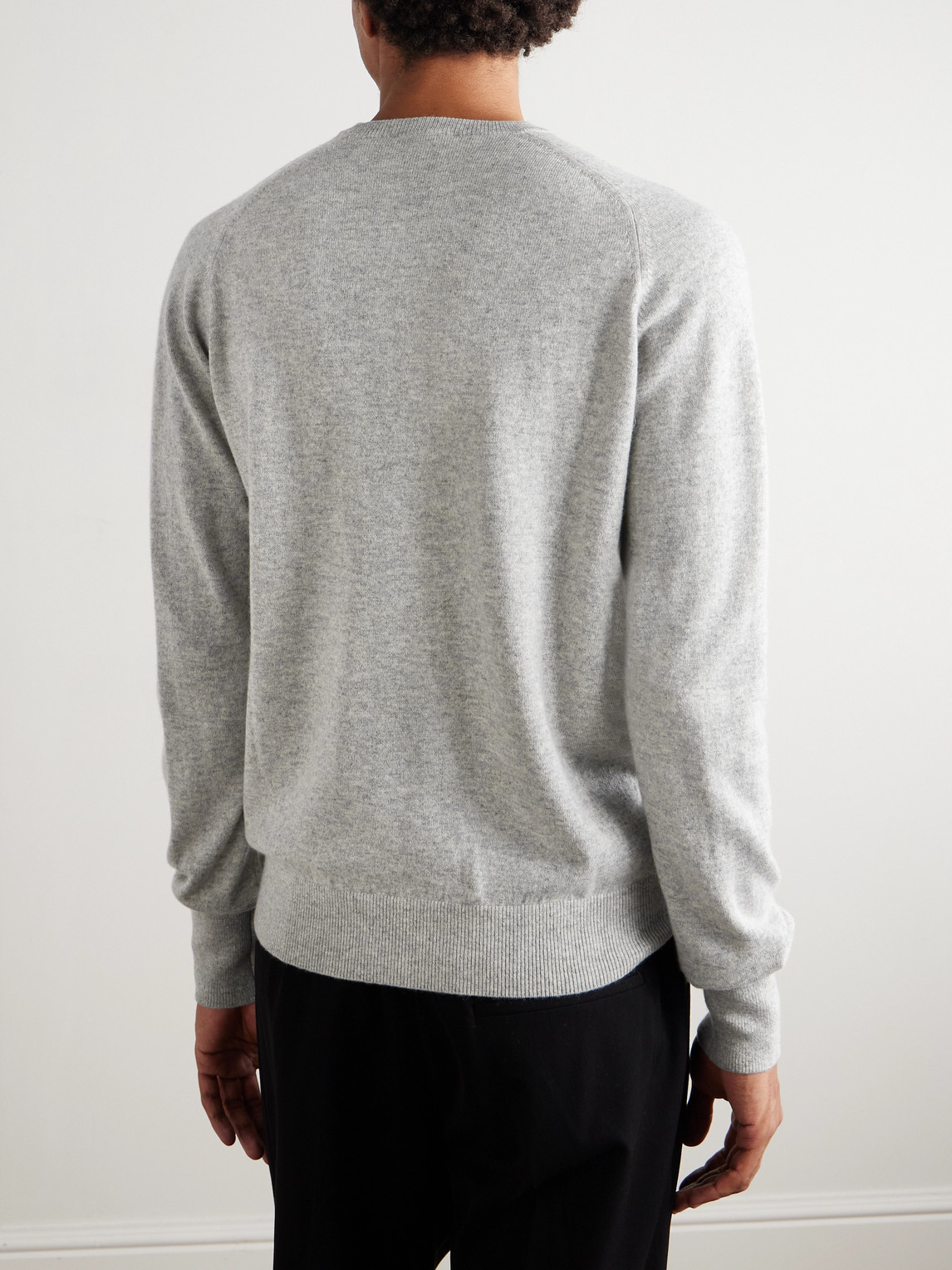 Sid Mashburn Cashmere Sweater In White