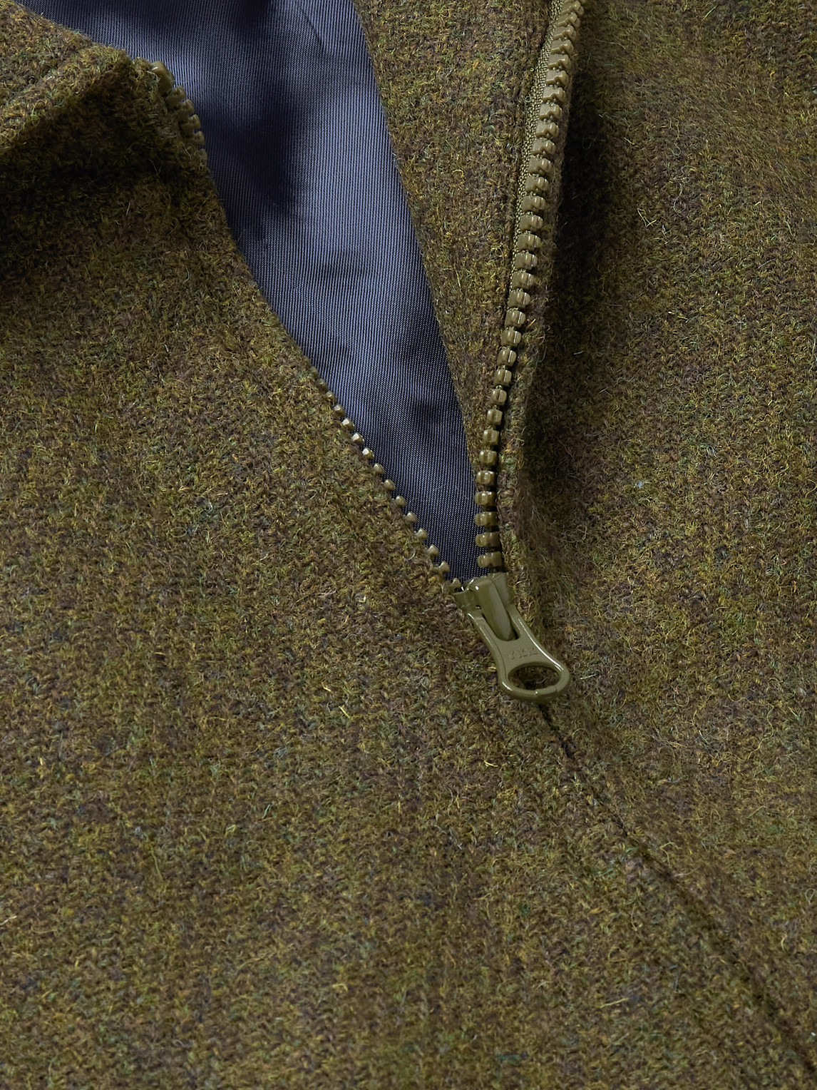 Sid Mashburn Scrambler Harris Wool-tweed Jacket In Green