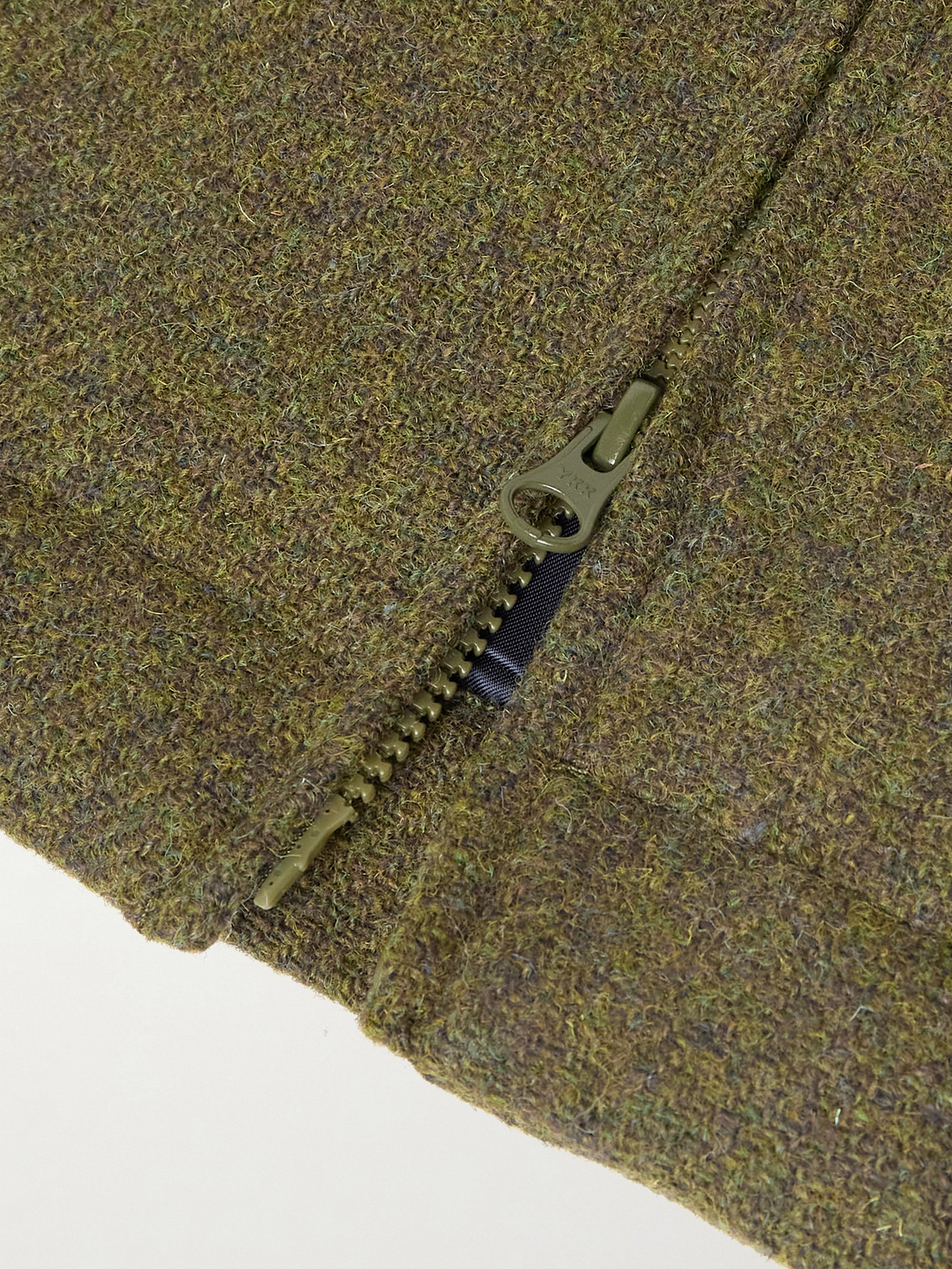 Sid Mashburn Scrambler Harris Wool-tweed Jacket In Green