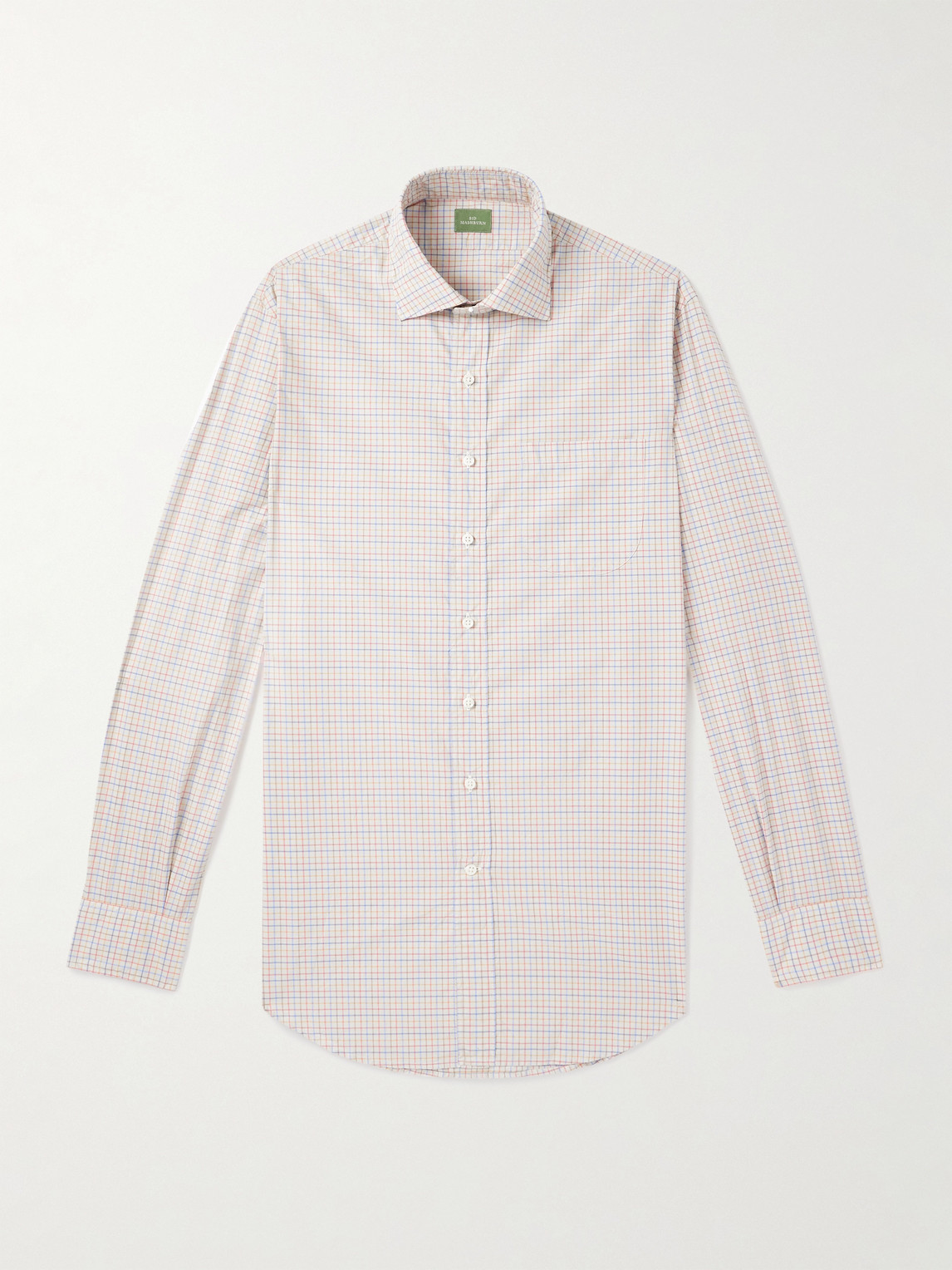 Sid Mashburn – Checked Cotton-Tattersall Shirt