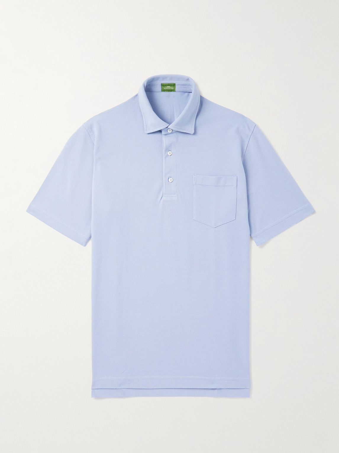 Sid Mashburn – Peri Logo-Embroidered Pima Cotton-Piqué Polo Shirt