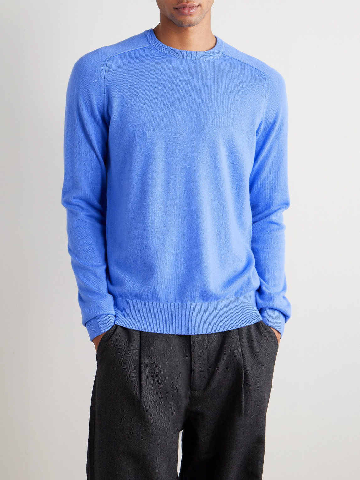 Sid Mashburn Cashmere Sweater In Blue
