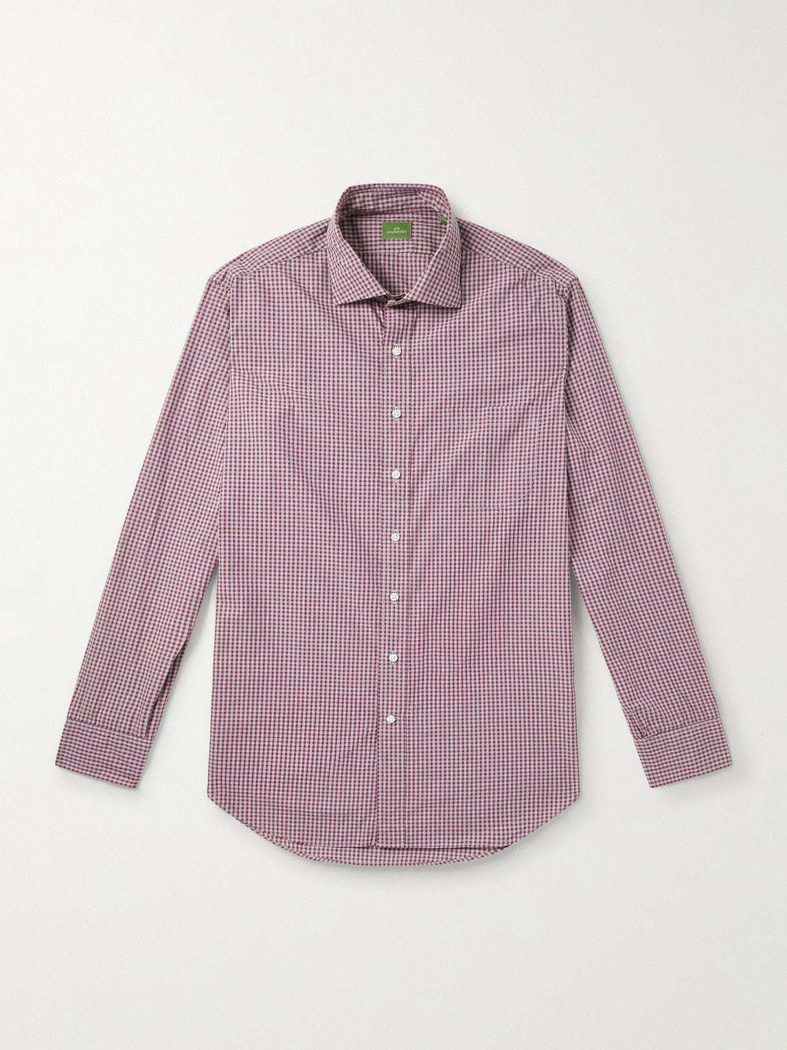 Sid Mashburn Gingham Cotton-Poplin Shirt - Men