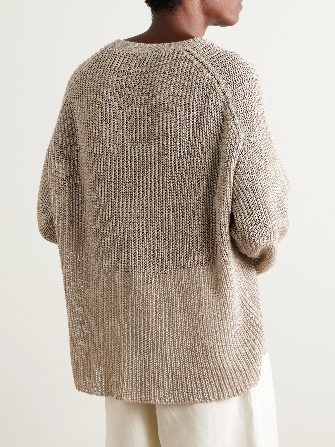  Stòffa - Linen Sweater - Men - Brown - It 52 