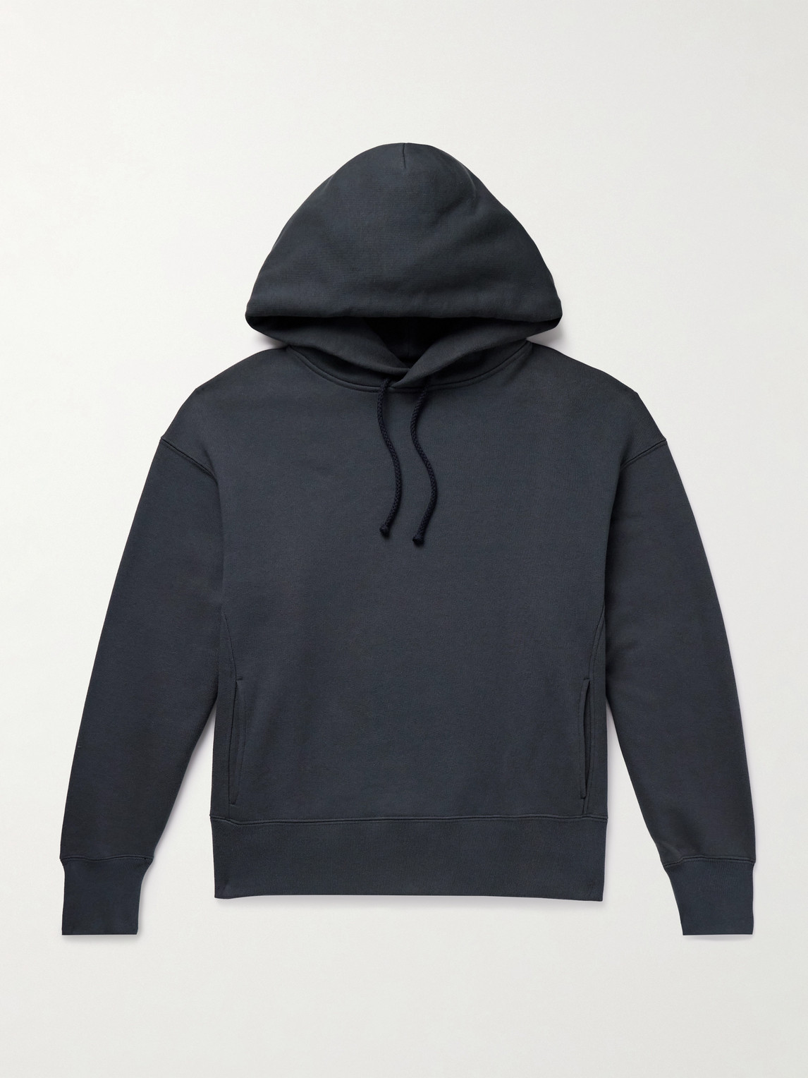 Stòffa Cotton-jersey Hoodie In Blue