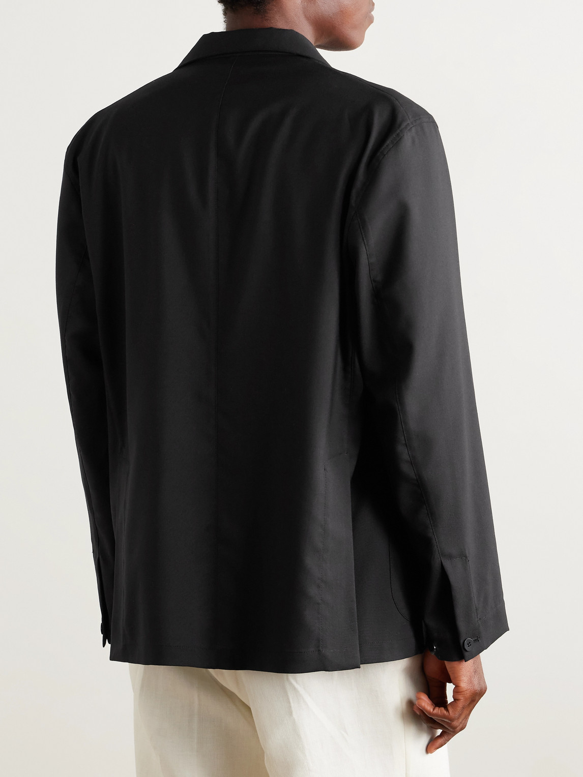  Stòffa - Unstructured Wool-crepe Blazer - Men - Black - It 46 