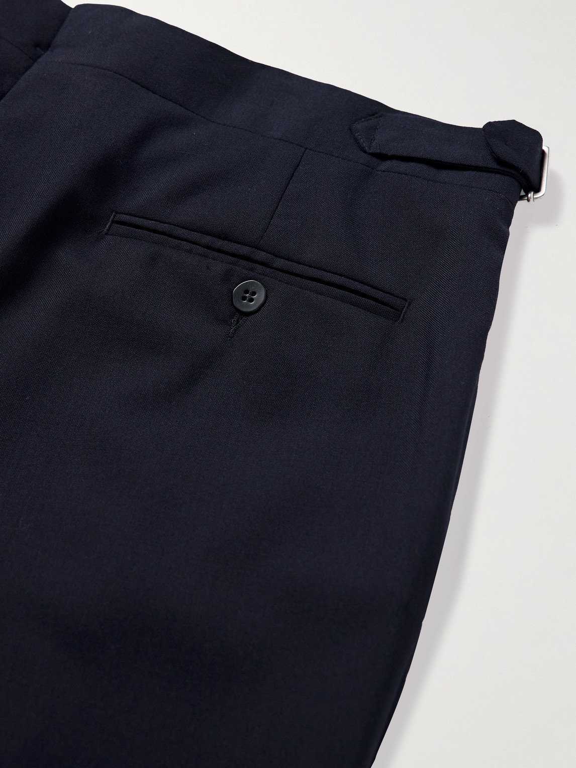 Stòffa - Straight-Leg Pleated Wool Trousers