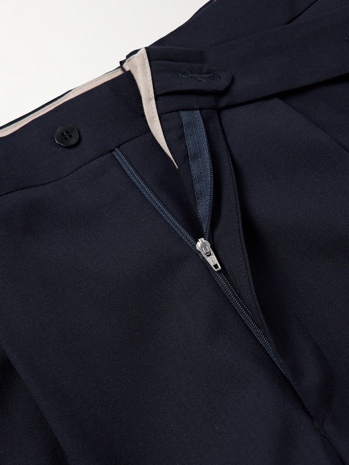 Stòffa - Straight-Leg Pleated Wool Trousers