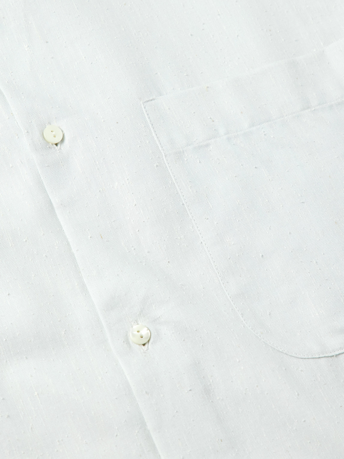 Stòffa - Slub Cotton And Wool-Blend Shirt
