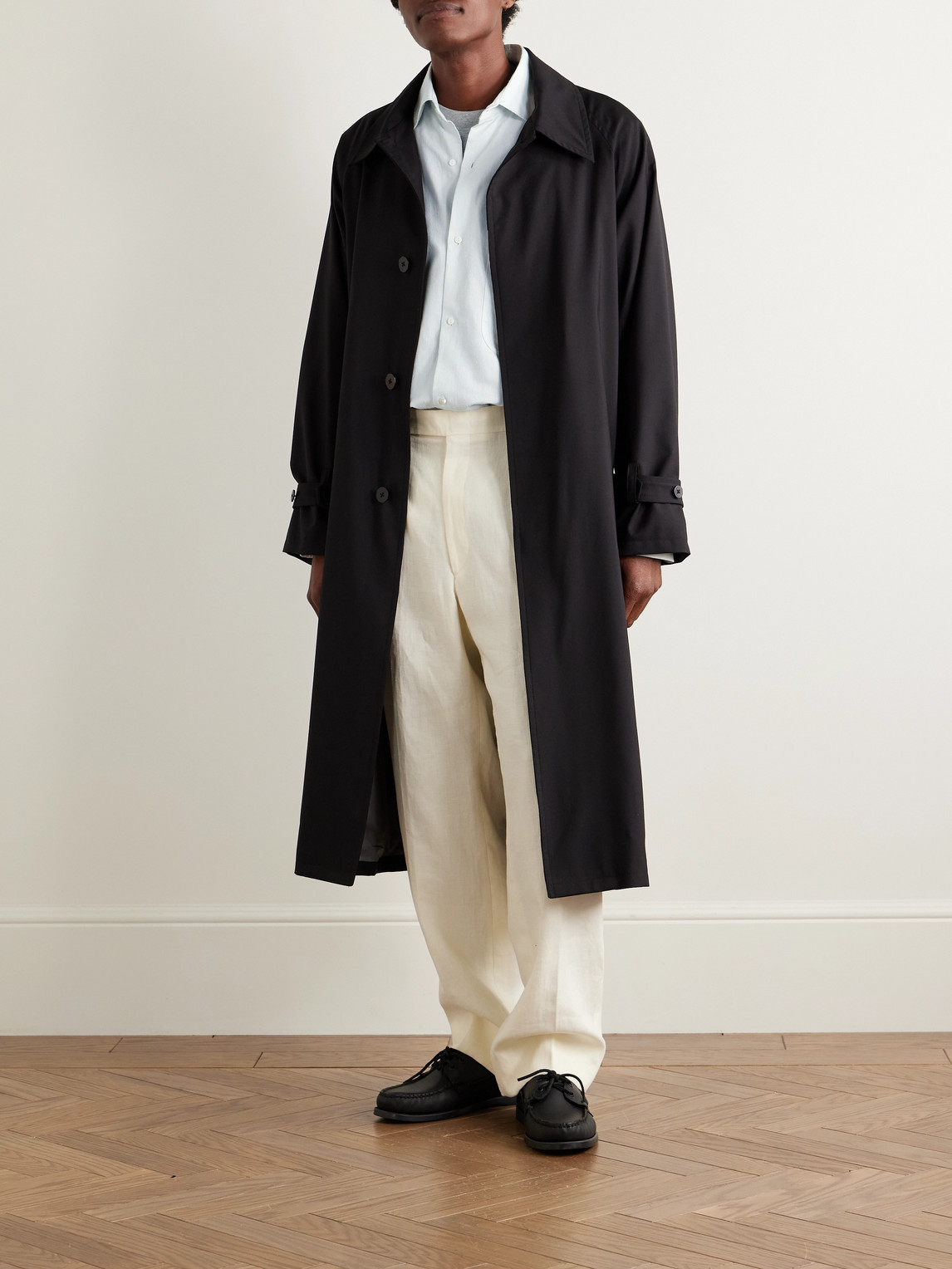 Stòffa - Slub Cotton And Wool-Blend Shirt