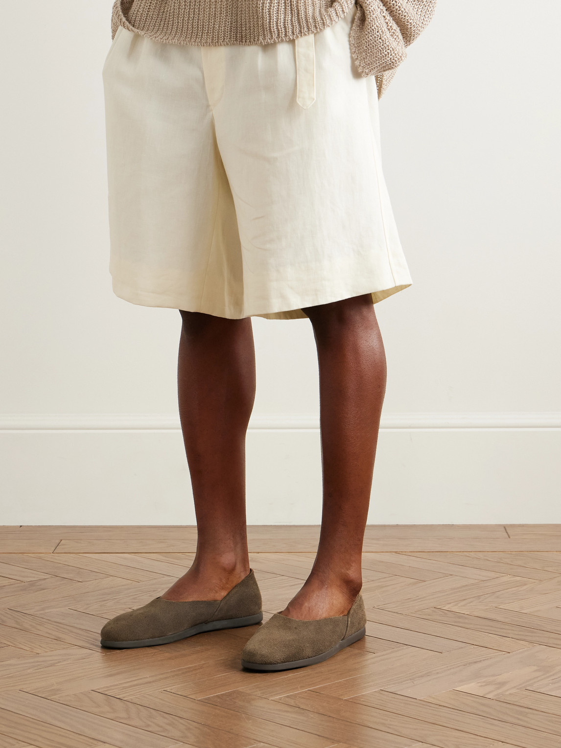 Suede Slippers — 2