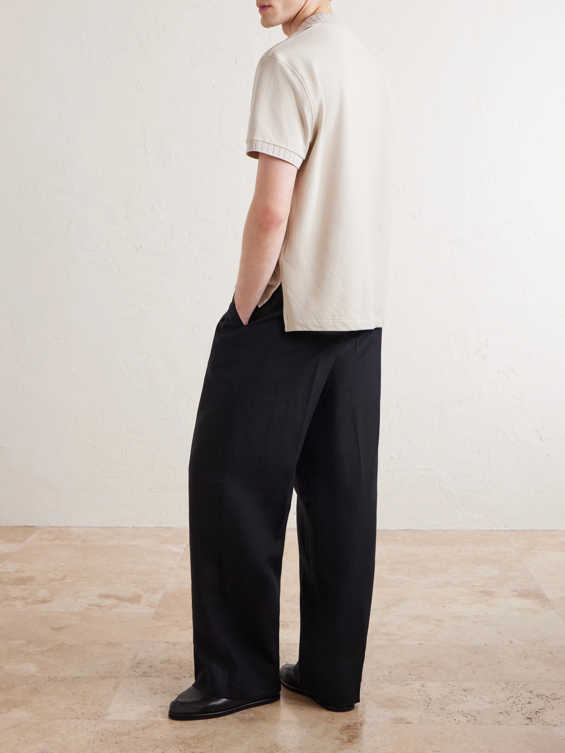  Stòffa - Cotton-piqué Polo Shirt - Men - Neutrals - It 48 