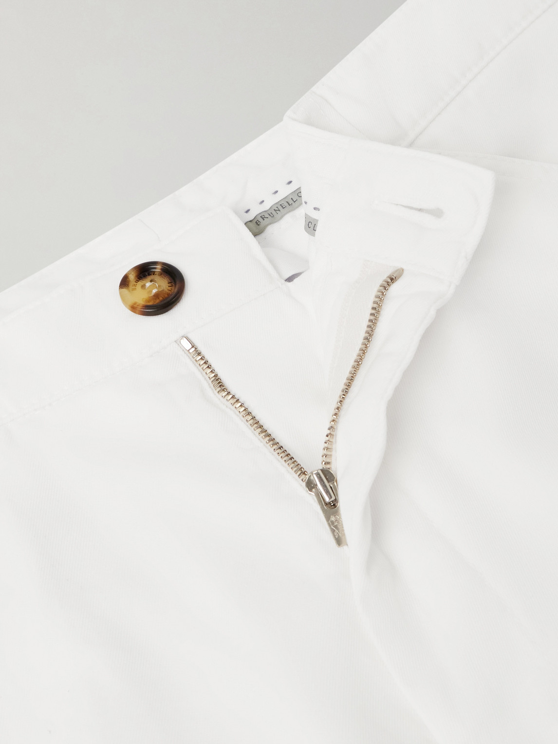 Straight-Leg Cotton Chinos