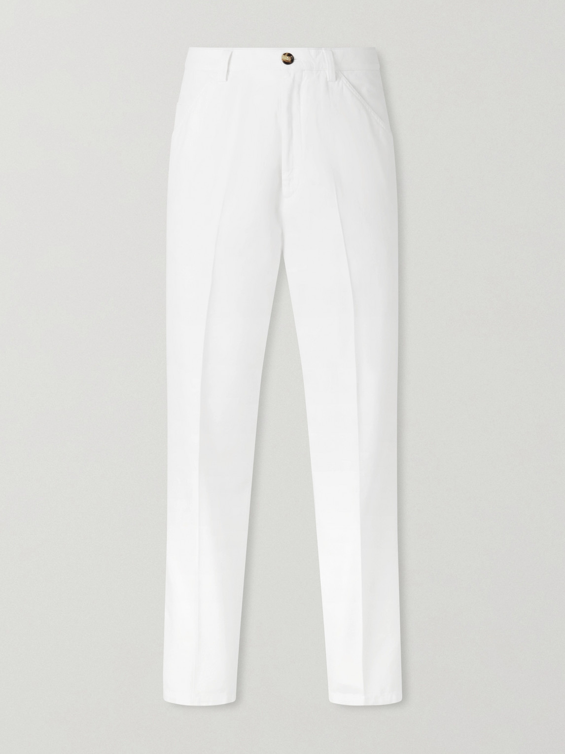 Brunello Cucinelli Straight-Leg Cotton Chinos - Men