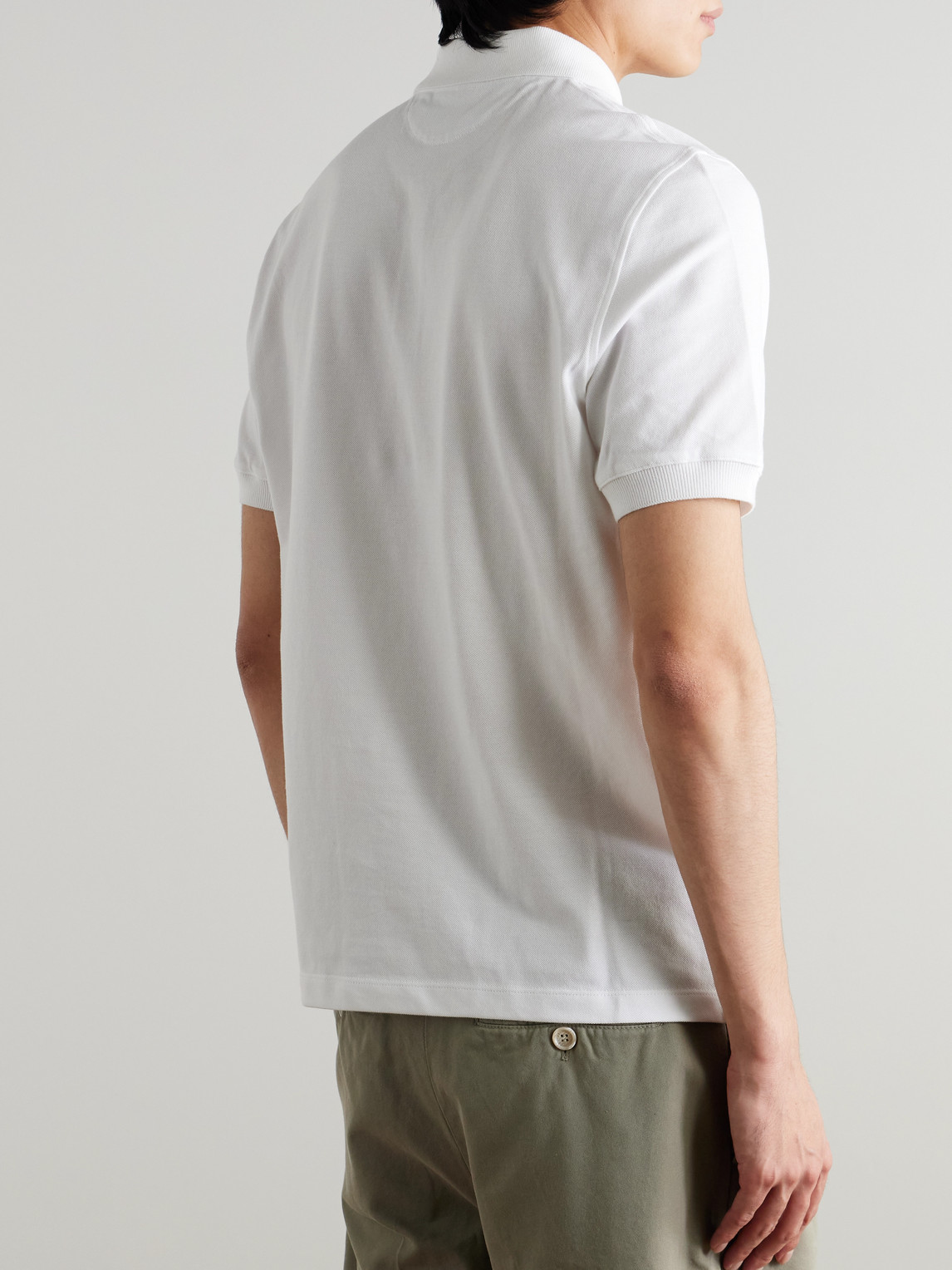 Slim-Fit Cotton-Piqué Polo Shirt