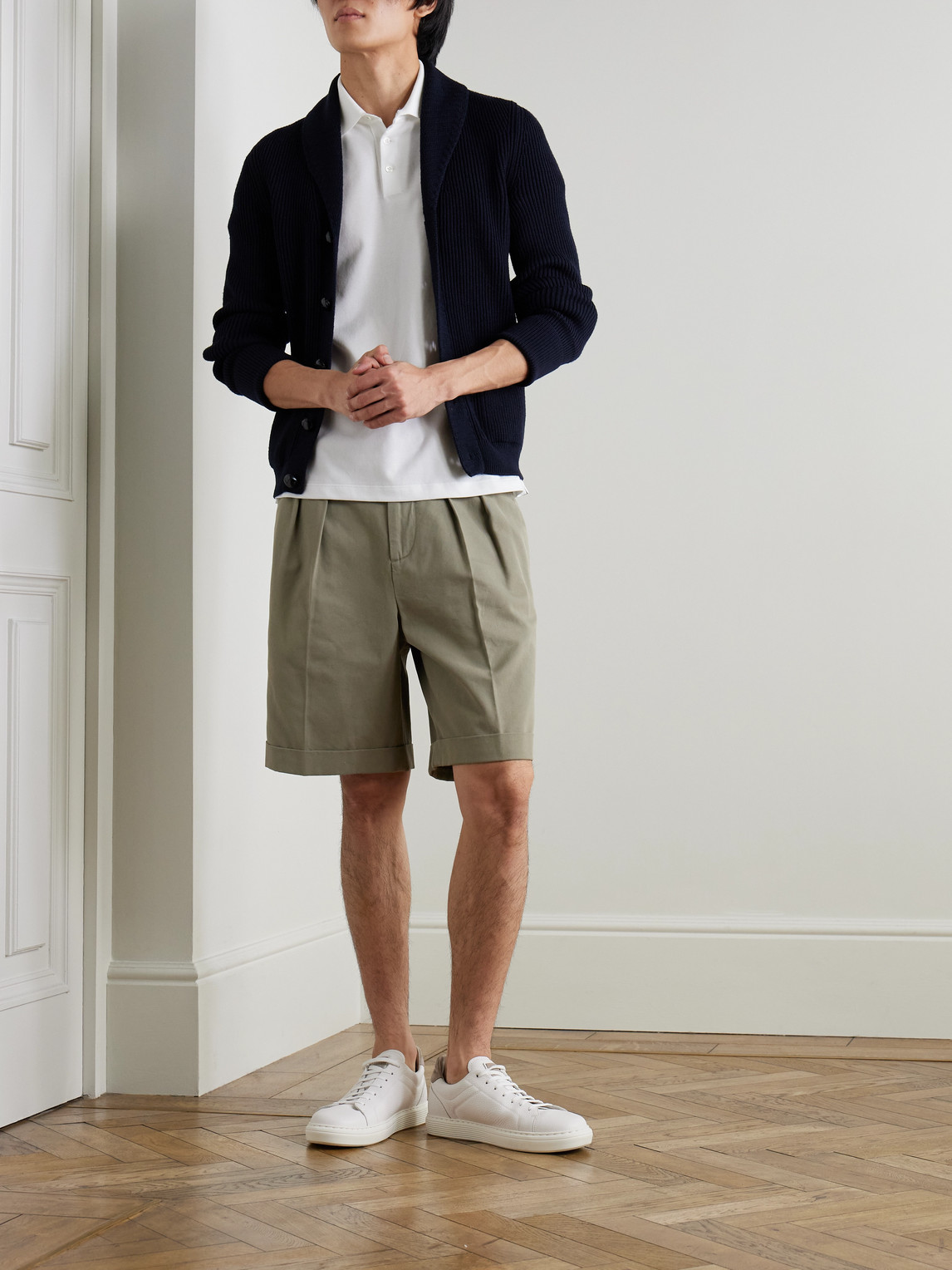 Slim-Fit Cotton-Piqué Polo Shirt