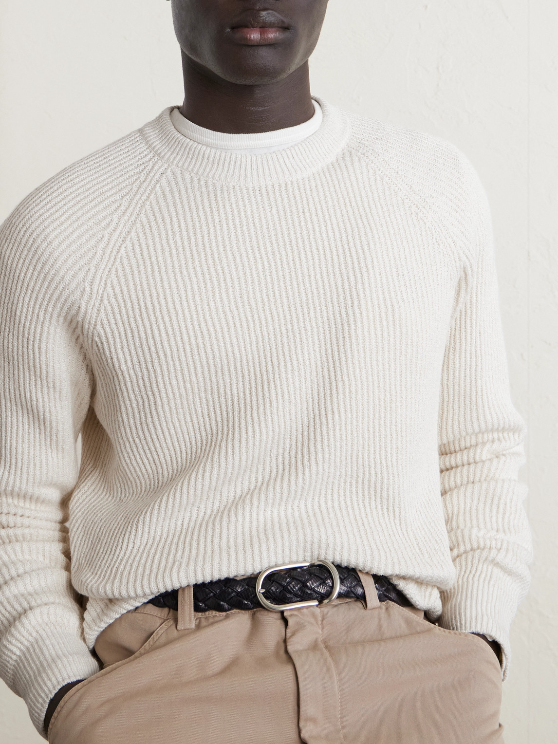 Ribbed Cotton Sweater