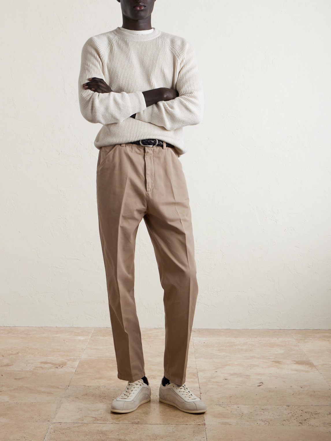 Ribbed Cotton Sweater