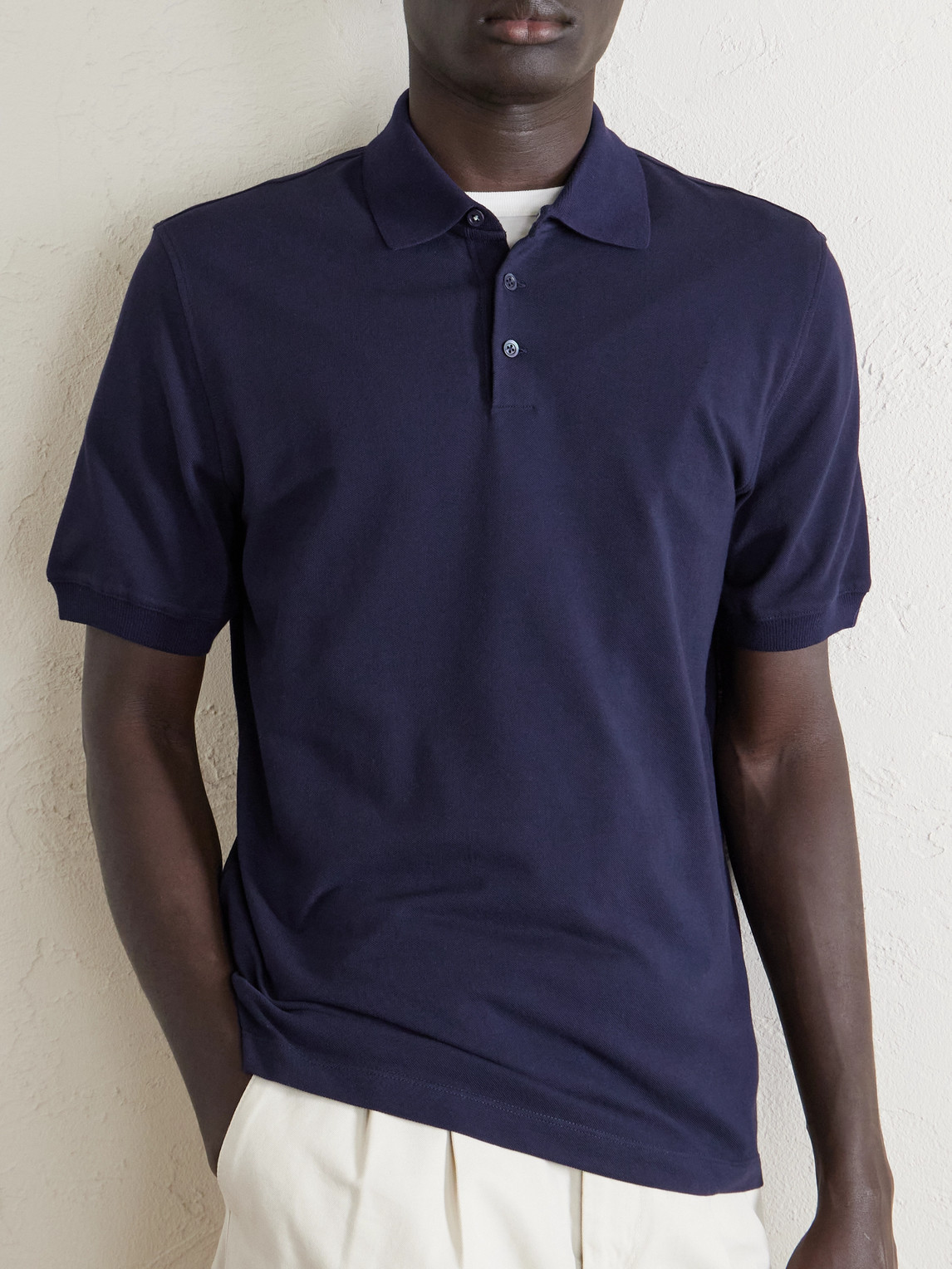 Cotton-Piqué Polo Shirt