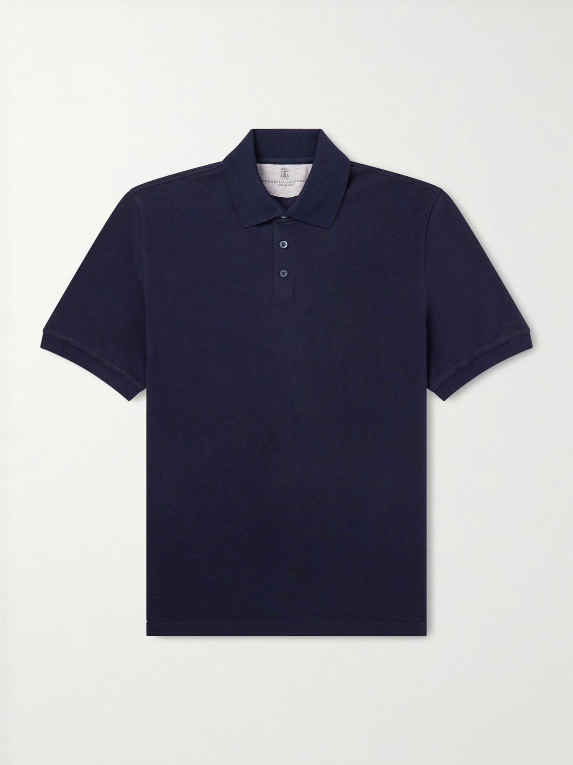 Brunello Cucinelli Cotton-Piqué Polo hirt - Men