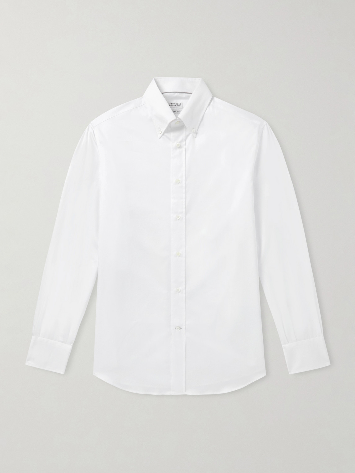 Brunello Cucinelli Button-Down Collar Cotton hirt - Men