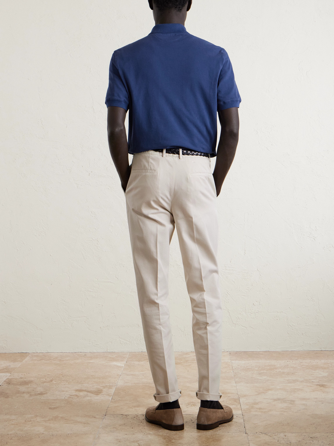 Slim-Fit Cotton-Piqué Polo Shirt