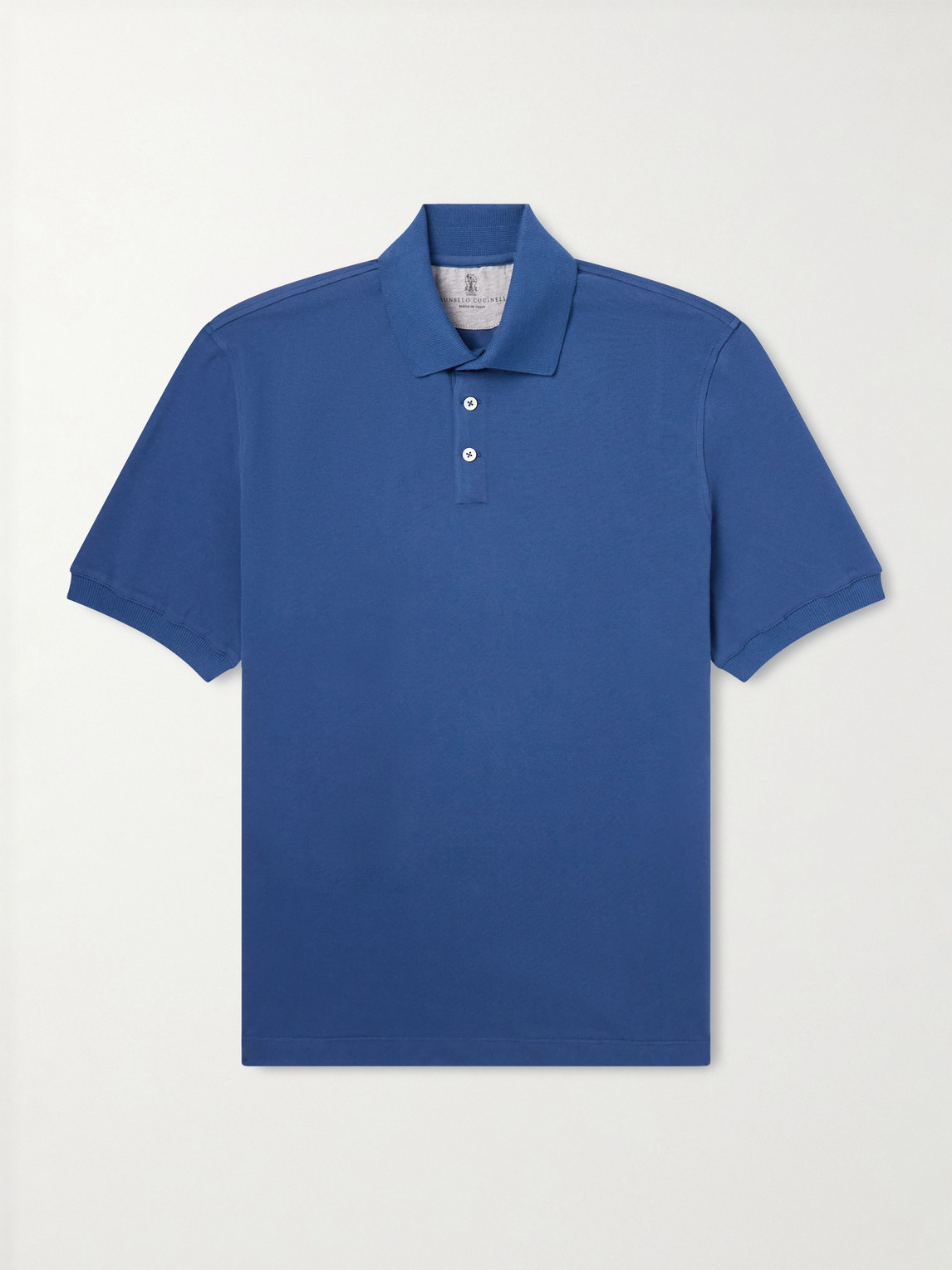 Brunello Cucinelli Slim-Fit Cotton-Piqué Polo Shirten