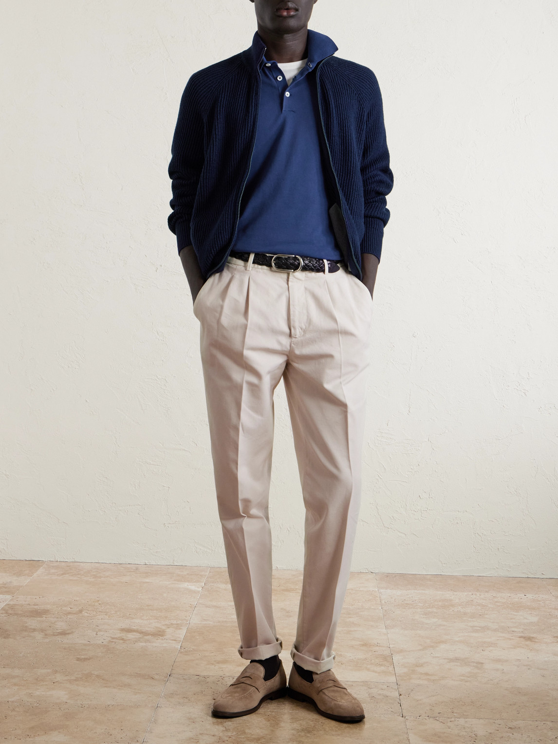 Slim-Fit Cotton-Piqué Polo Shirt