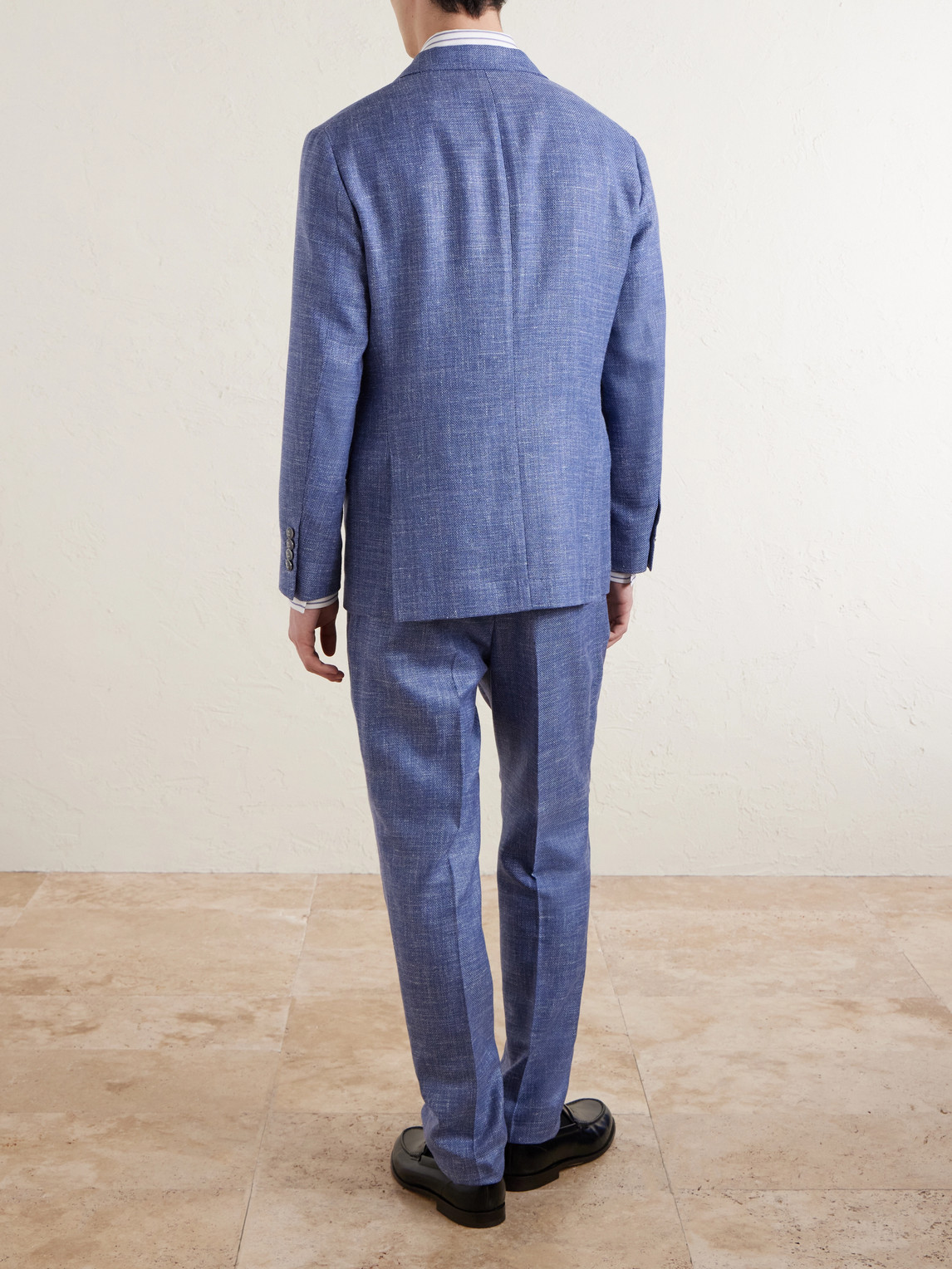  Brunello Cucinelli - Wool-blend Suit Jacket - Men - Blue - It 46 