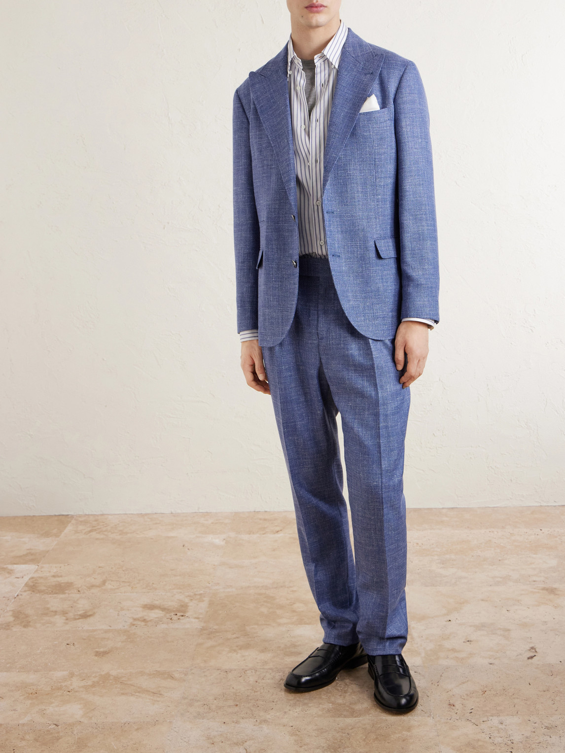 Wool-Blend Suit Jacket