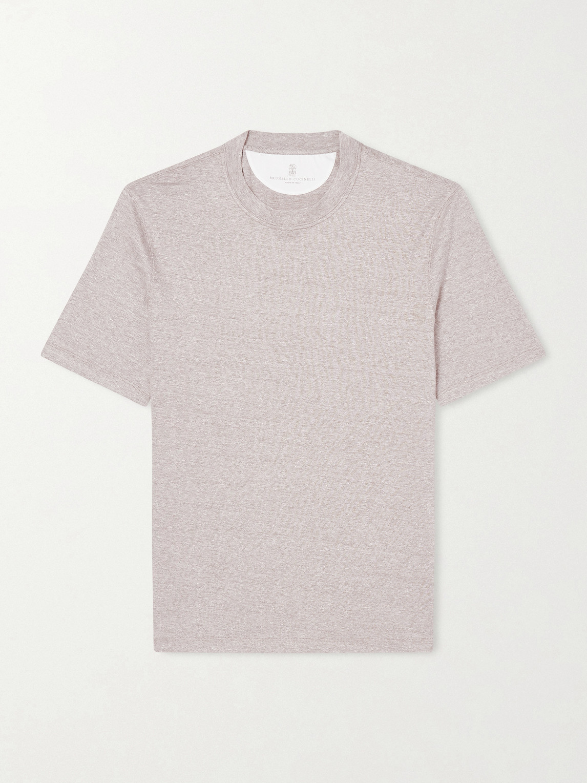Brunello Cucinelli Slub Linen and Cotton-Blend Jersey T-Shirt - Men