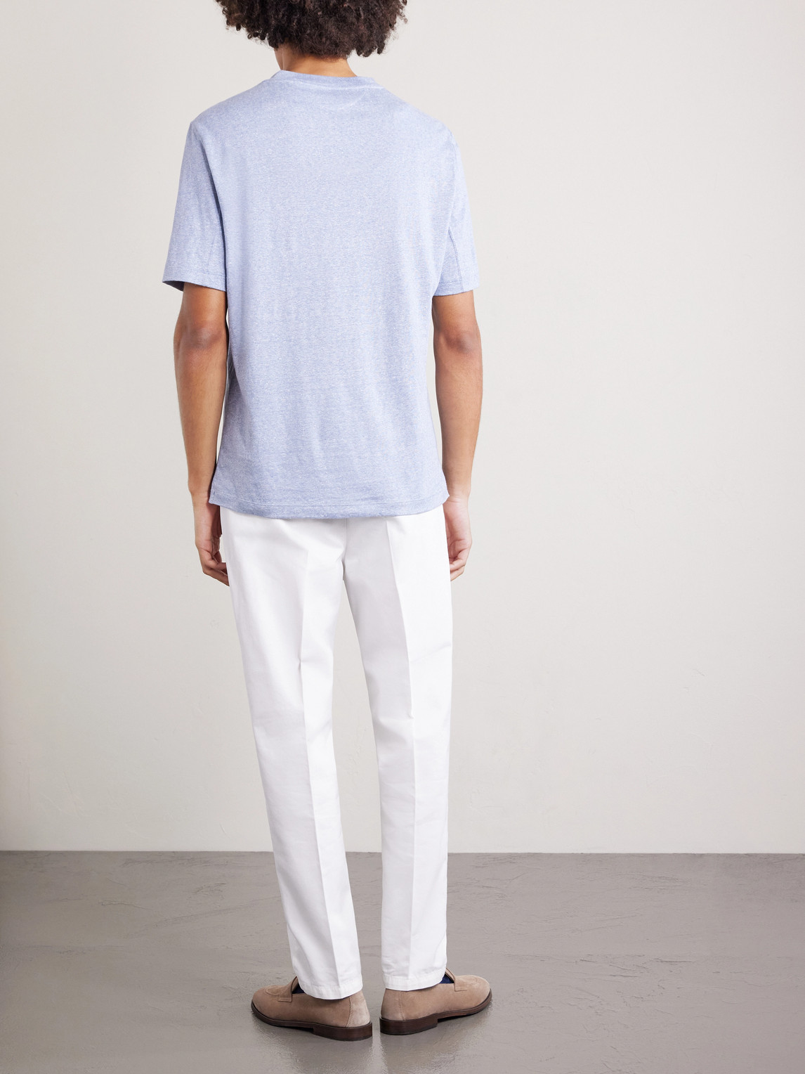 Slub Linen And Cotton-Blend Jersey T-Shirt