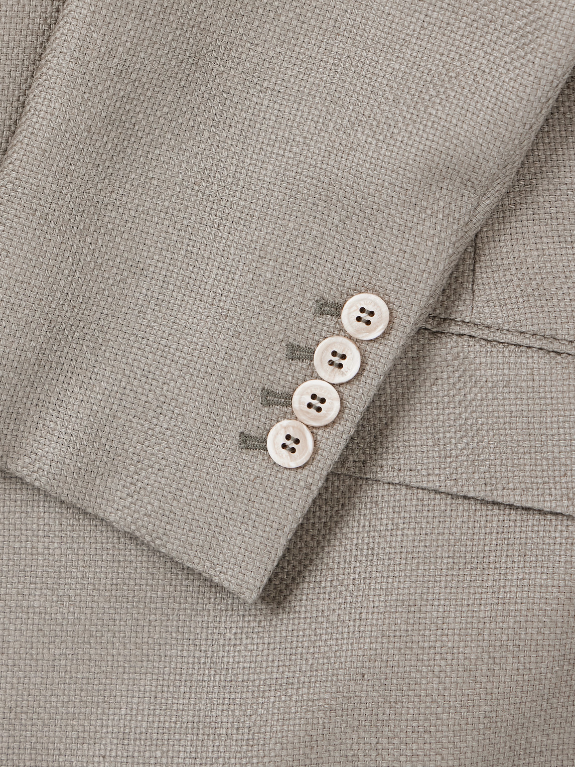 Silk, Linen And Wool-Blend Blazer