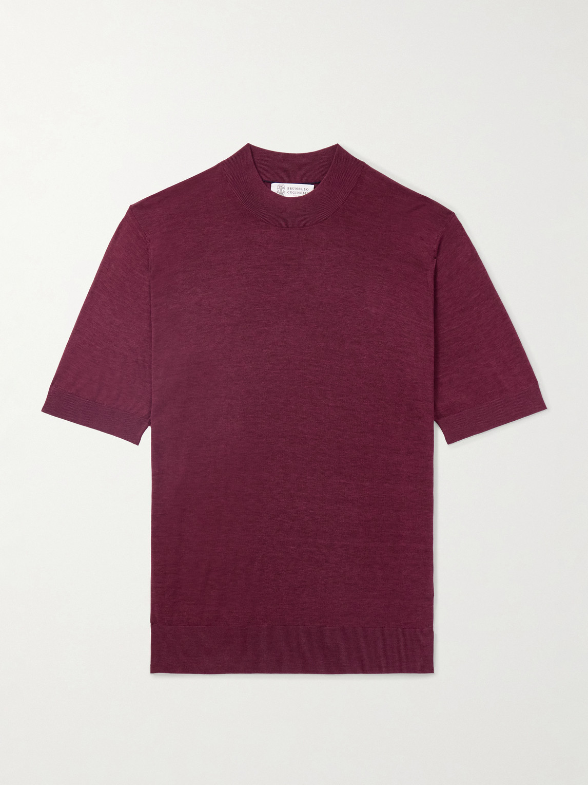 Brunello Cucinelli Silk and Cotton-Blend T-Shirt - Men
