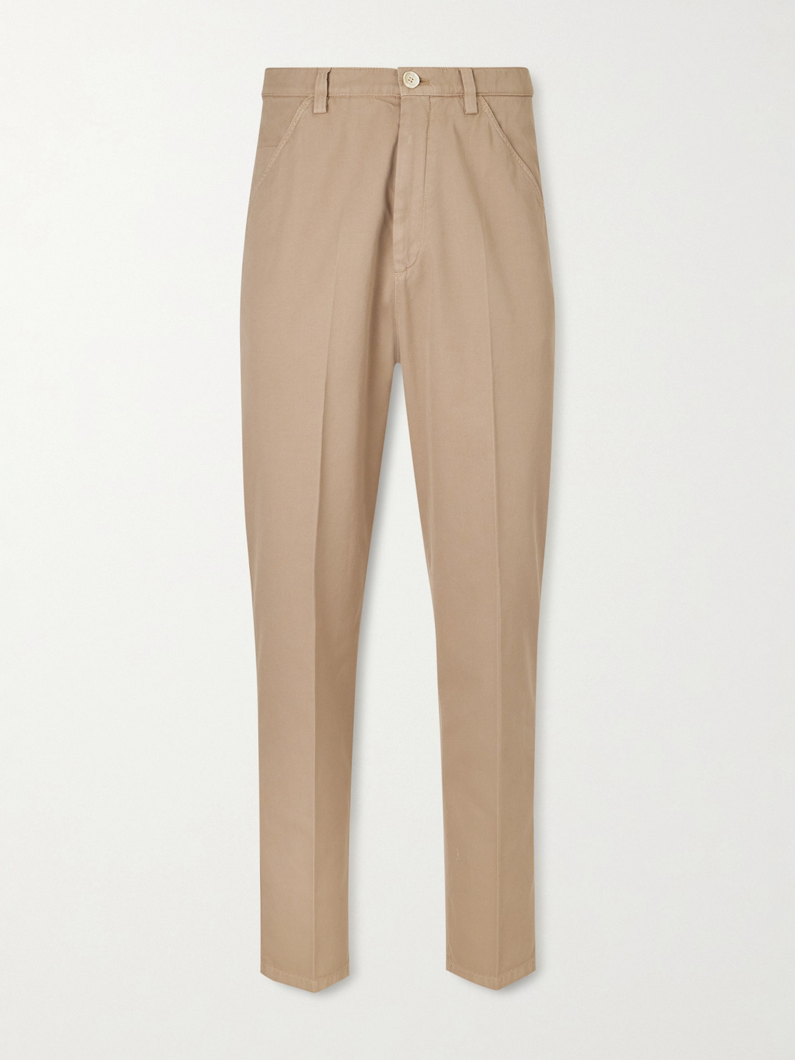 Brunello Cucinelli Straight-Leg Cotton Chinos - Men