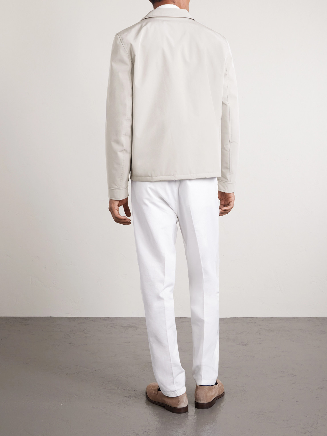  Brunello Cucinelli - Shell Jacket - Men - Neutrals - It 46 