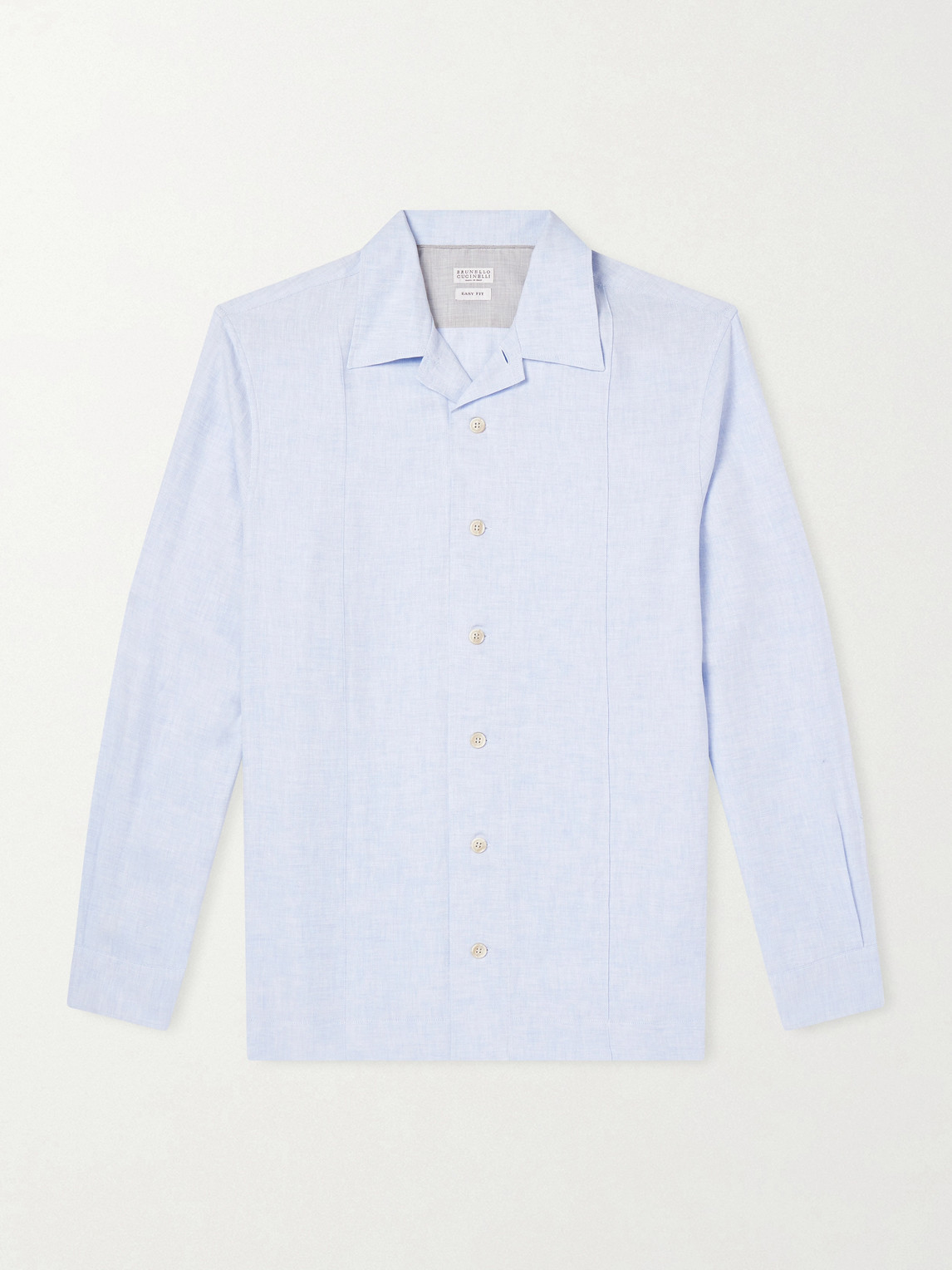 Brunello Cucinelli Hemp, Linen and Cotton-Blend Shirt - Men