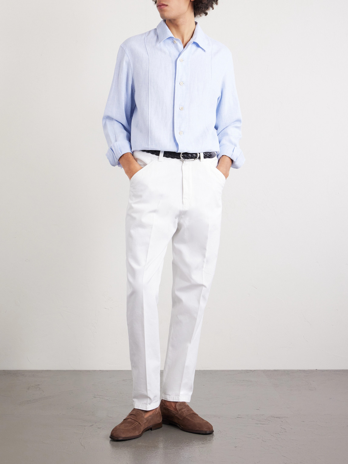 Hemp, Linen And Cotton-Blend Shirt