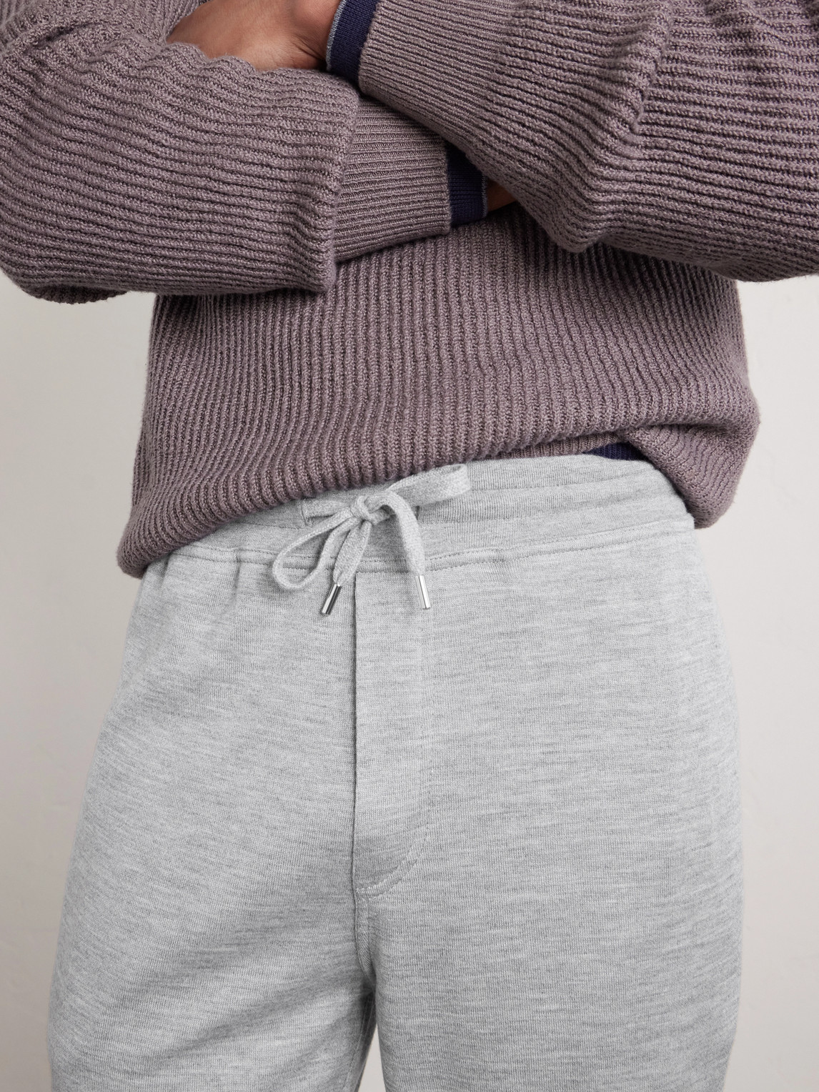 Tapered Cashmere-Blend Jersey Sweatpants